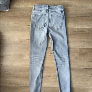 Zara Women's Light Gray Skinny Jeans